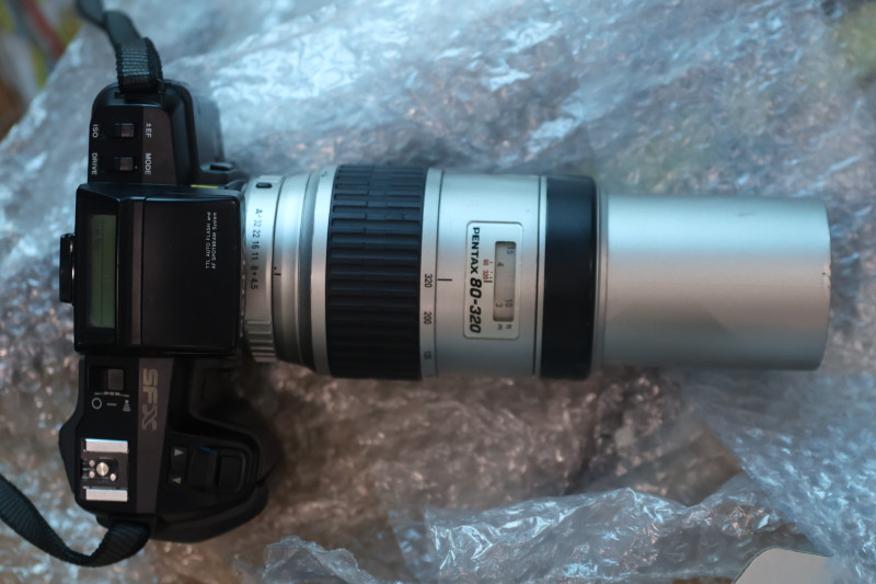 Lens pentax 80-320mm for Pentax K có ít bụi