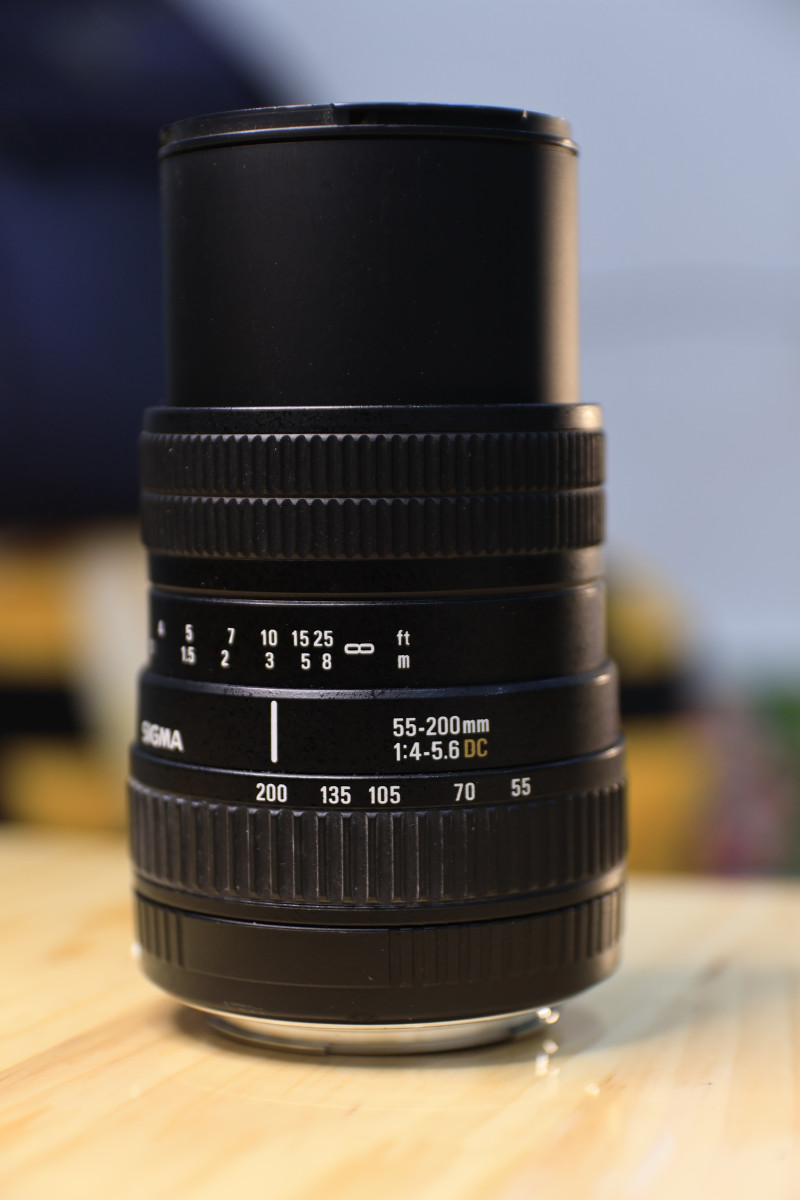 Lens sigma 55-200mm For canon ef - Ống kính Canon EF