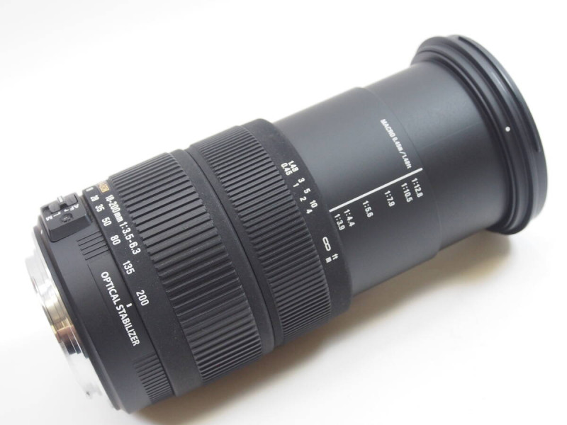 Lens SIGMA ZOOM 18-200mm F3.5-6.3 DC OS Canon efs - siêu đa dụng - Ống kính Canon EF