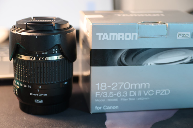 Lens Tamron 18-270mm VC for Canon efs - Ống kính Canon EF