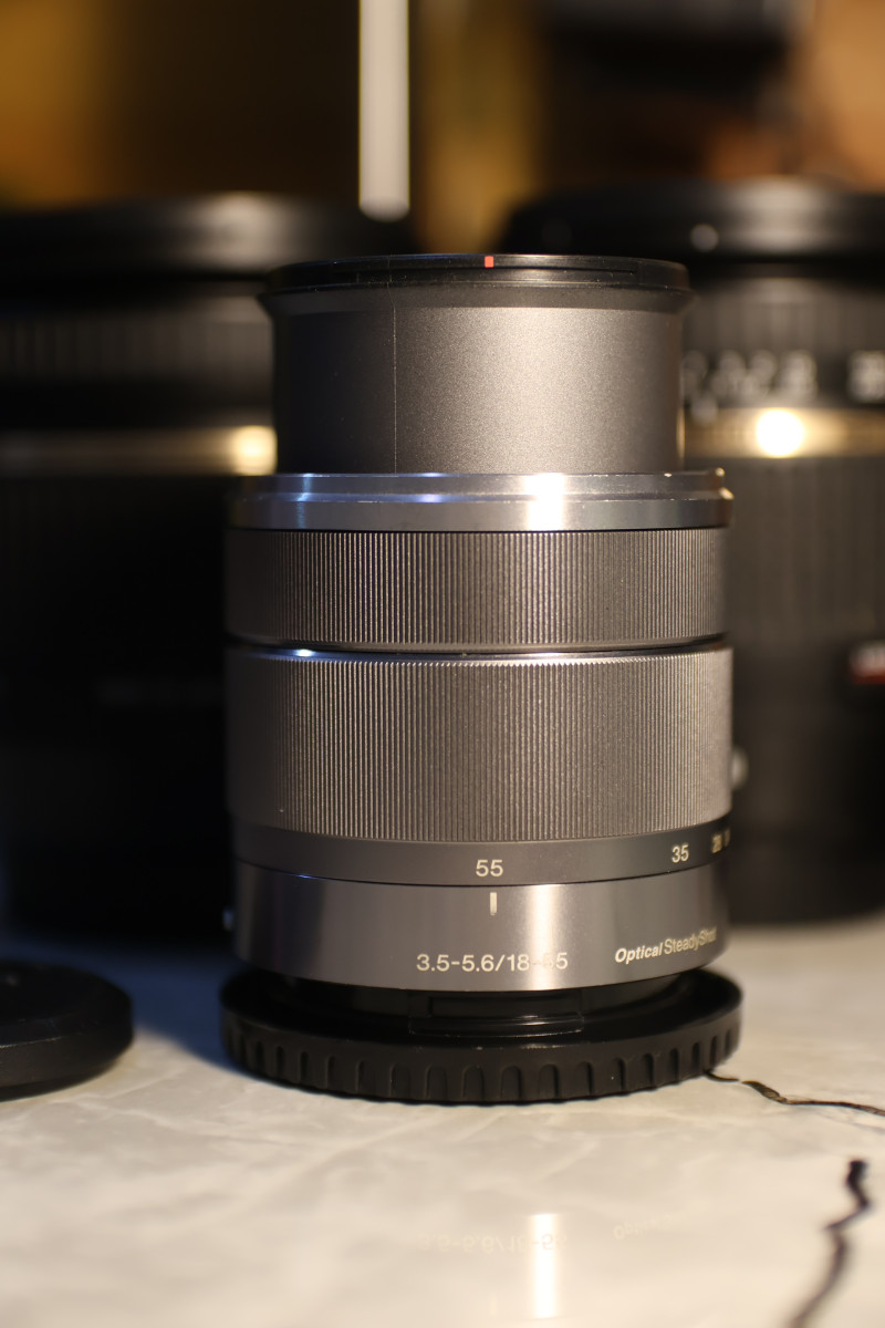 lens kit sony E 18-55mm OS - Ống kính Sony E mount