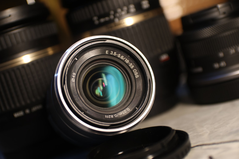 lens kit sony E 18-55mm OS - Ống kính Sony E mount
