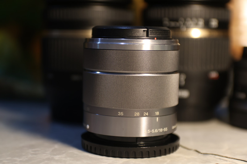 Ống kính sony 18-55mm OS Sony E mount  - Ống kính Canon EF